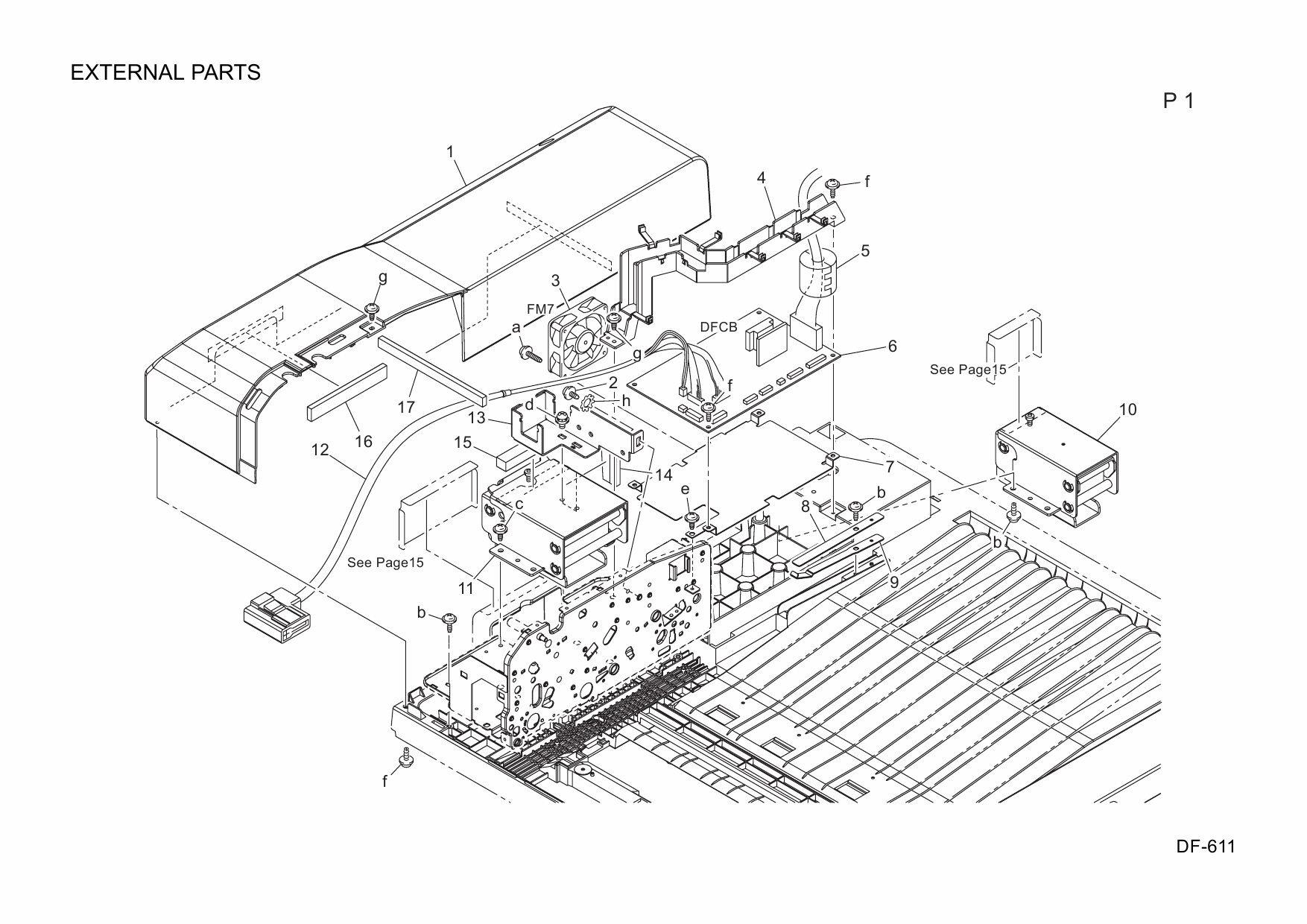 Konica-Minolta Options DF-611 A01H Parts Manual-3